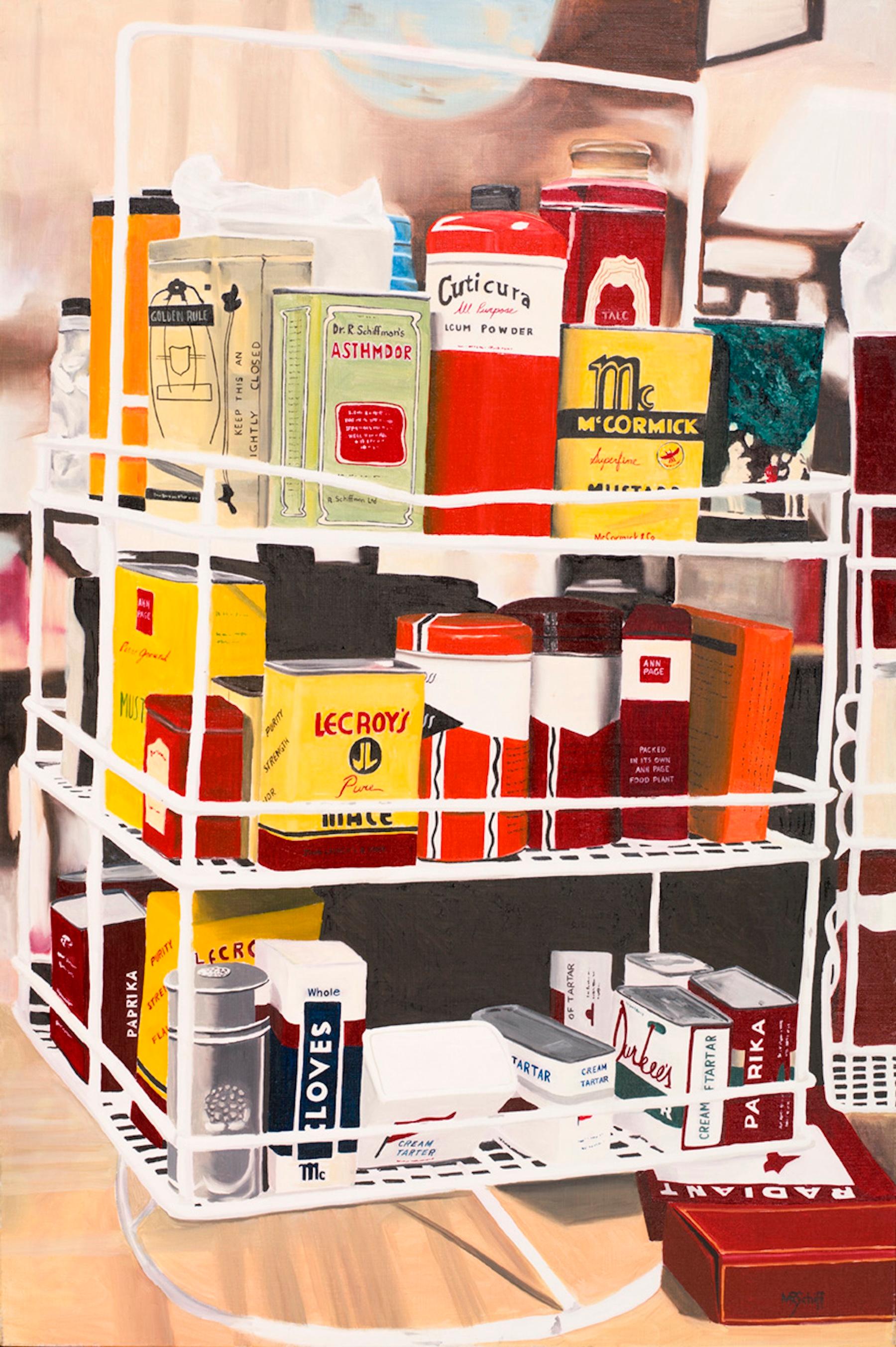 McCormick Mustard - Original Oil Painting by Renowned Photorealist Mark Schiff For Sale 5