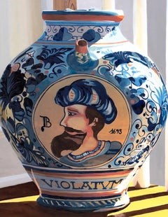 Violatum Original Oil Painting by Photorealist Mark Schiff