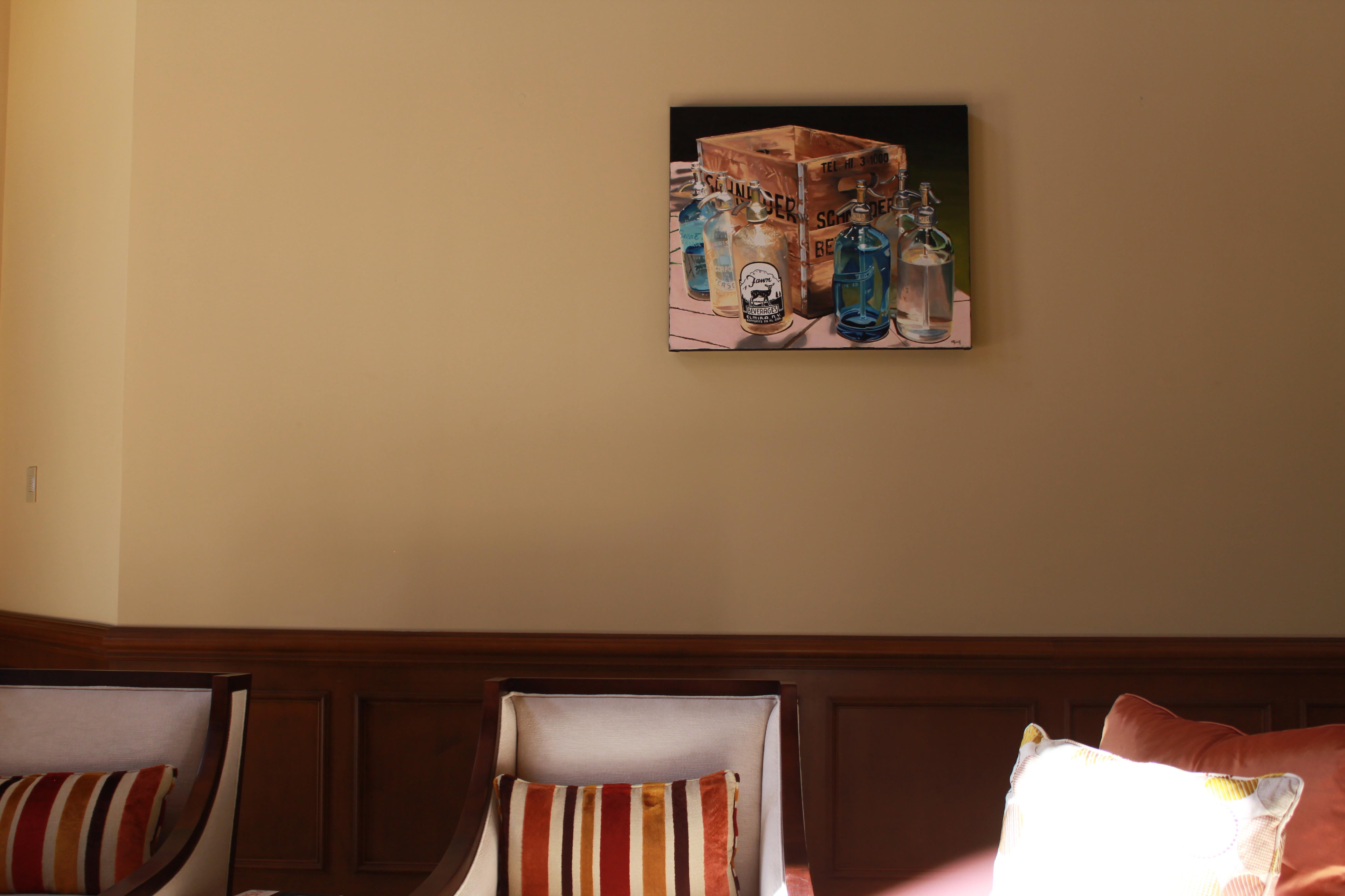 Seltzer - Beige Interior Print by Mark Schiff