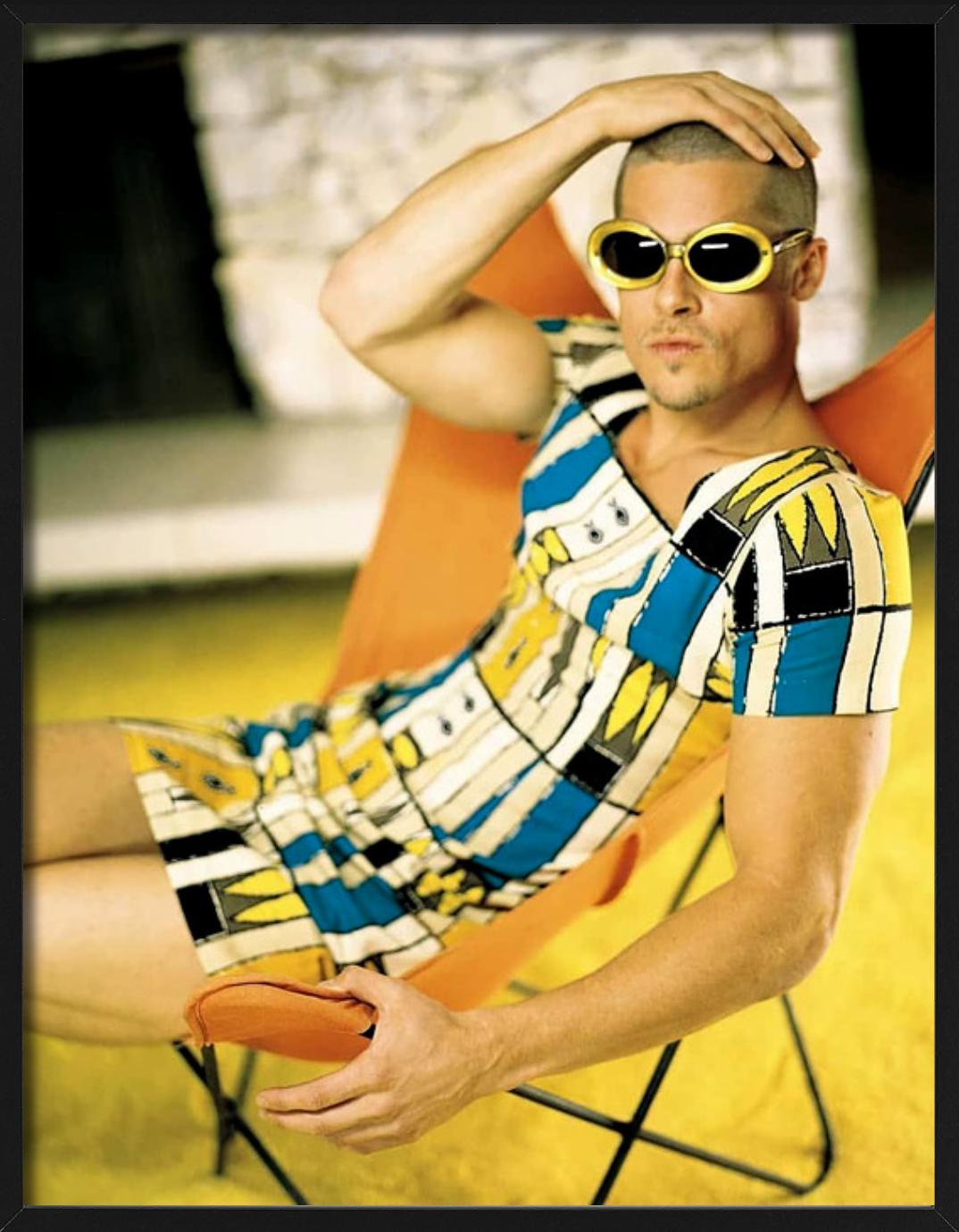 Brad Pitt für Rolling Stone, Kunstfotografie, 1999 im Angebot 1