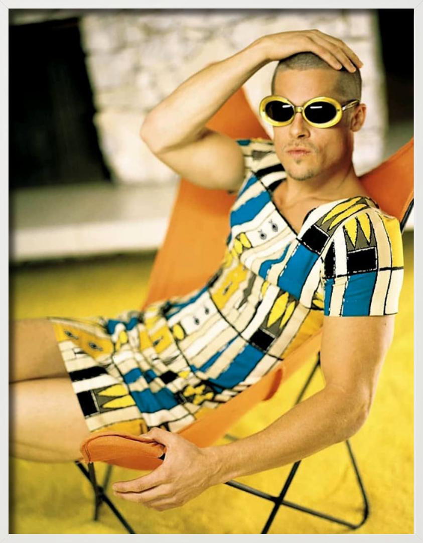 Brad Pitt für Rolling Stone, Kunstfotografie, 1999 im Angebot 3