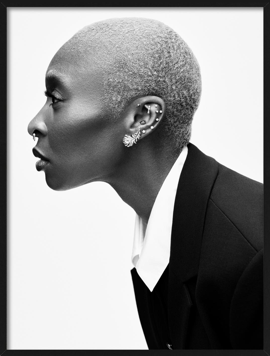 Cynthia Erivo, Porträt in Seitenprofil, Kunstfotografie, 2021 im Angebot 1