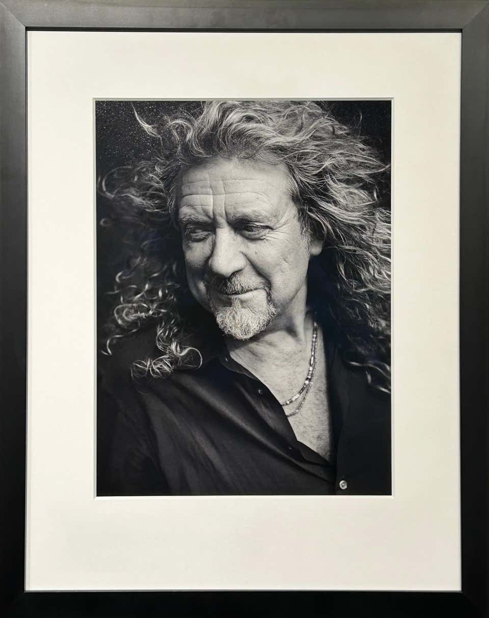 'Robert Plant, ' Gelatin Silver Print Celebrity Photograph