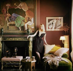 Designers' Homes, Nico with Dachshunds, 1960