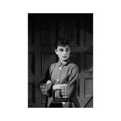 Retro Audrey Hepburn on Set of Sabrina, 1953