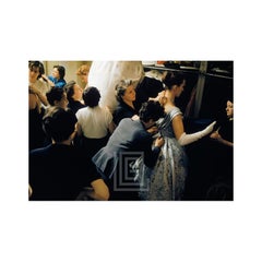 Backstage Balmain Azul enjoyado, 1954