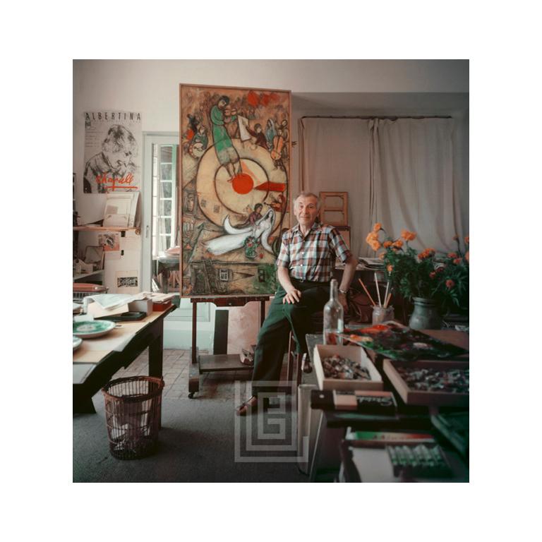 Portrait Photograph di Mark Shaw - Chagall,  "Il Sogno", 1955