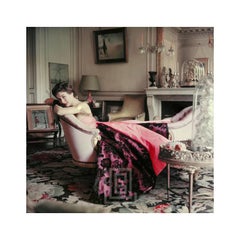 Vintage Designer's Homes, Ghislaine Lounges in Elsa Schiaparelli's Home, Front, 1953