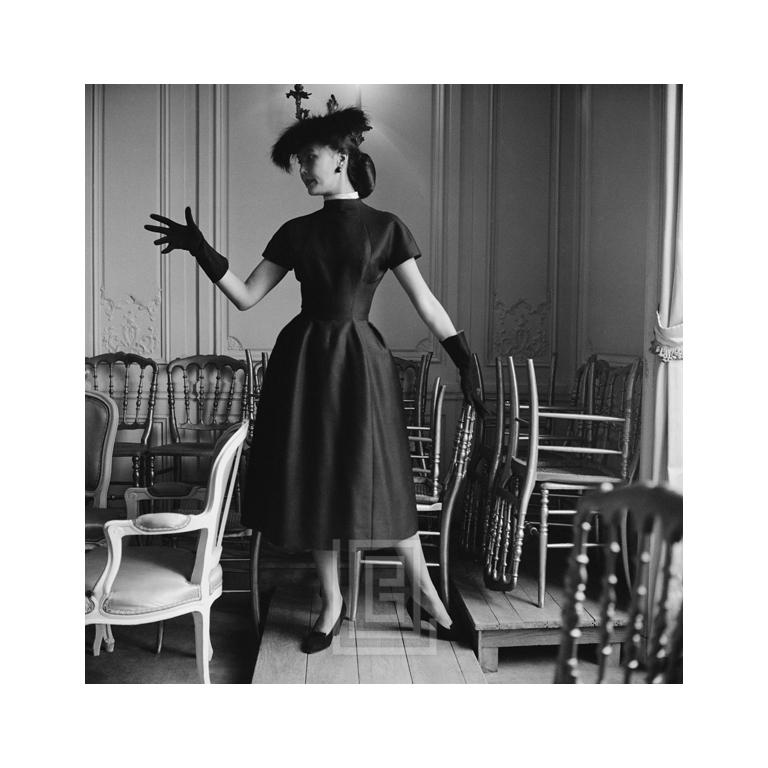 Mark Shaw Black and White Photograph - Dior, Alla Gloved Hand, 1953
