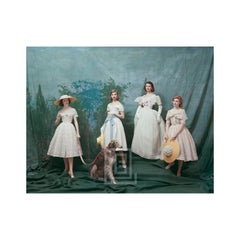 Dior, Gainsborough Girls, Studio with Afghan (Femmes de Gainsborough), 1956