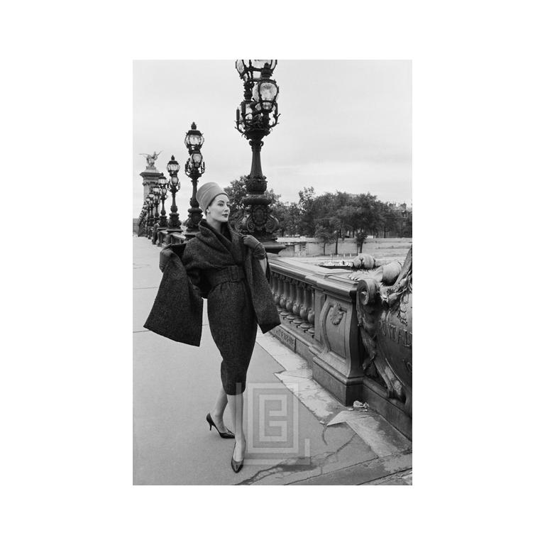 Dior, ensemble di tweed Isengrin, 1958 - Photograph di Mark Shaw