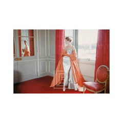 Givenchy - Cape intérieure couleur rouille, 1955