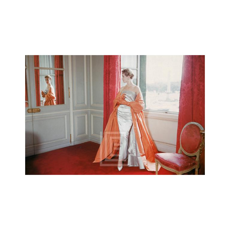 Givenchy Rust Cape Interior, 1955
