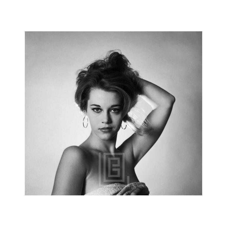 Portrait Photograph Mark Shaw - Portrait de Jane Fonda, inédit, 1958