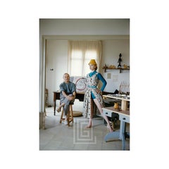 Joan Miro avec Margaret Philipps, 1955