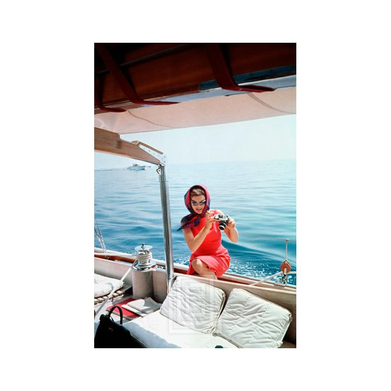 Color Photograph di Mark Shaw - Kennedy, la macchina fotografica di Jackie Mark, 1962