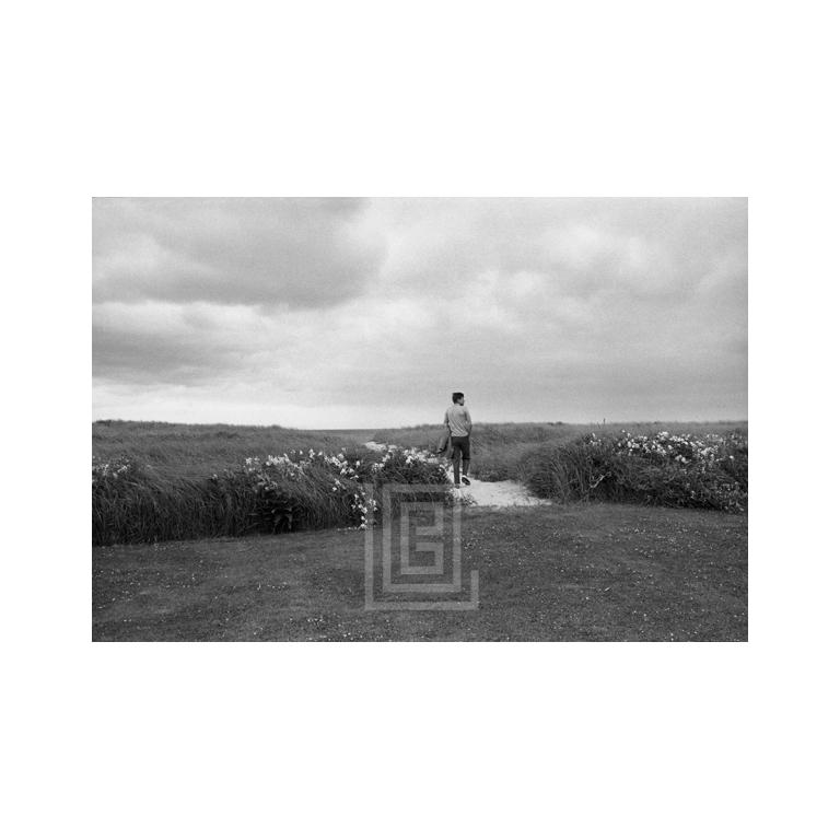 Kennedy, John Walking in the Dunes, 1959 - Photograph by Mark Shaw