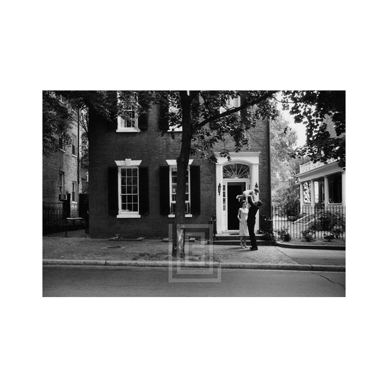 Mark Shaw Black and White Photograph - Kennedys, Georgetown 1959