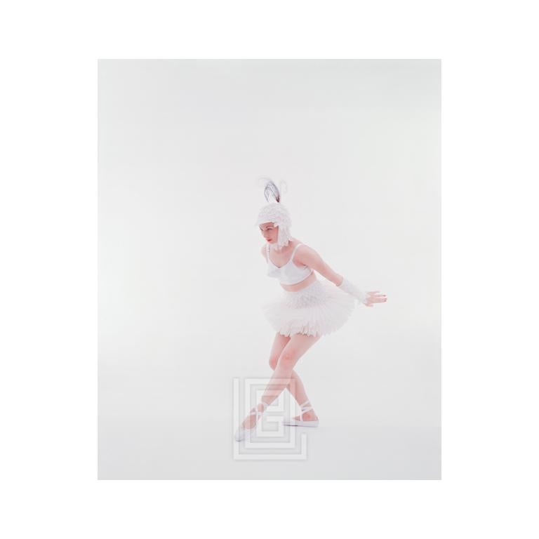 Mark Shaw Figurative Photograph - Lingerie - Chicken Ballerina my Maidenform.