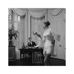 Vintage Lingerie with Secretary, 1952.