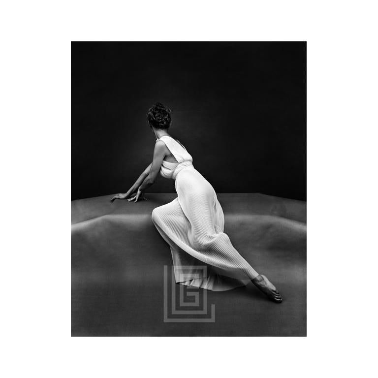 Mark Shaw Black and White Photograph - Vanity Fair Pleated Grecian Back, Circa 1955