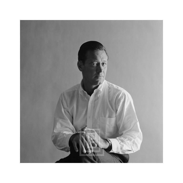 Mark Shaw Black and White Photograph – William Holden-Porträt, 1954