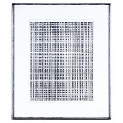 Mark Sheinkman (NYer Künstler, geb. 1963) Graphit auf Papier, linear, abstrakt, linear