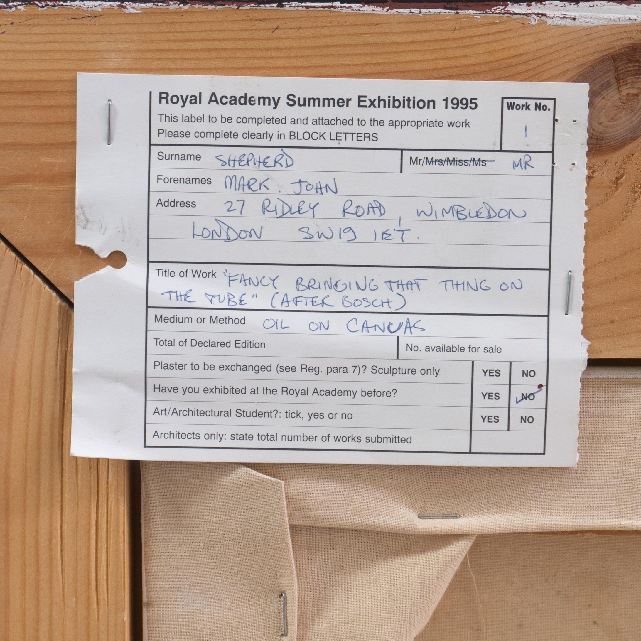 'Fancy Bringing that Thing on the Tube', Bosch, Royal Academy Sommerausstellung im Angebot 12