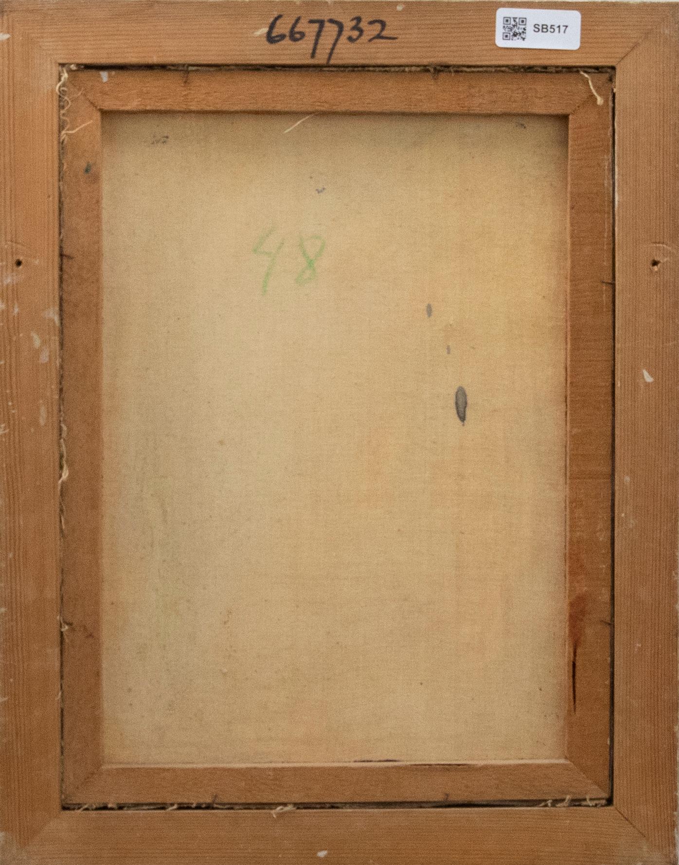 Mark Siegband (1903-1986) - Olio del XX secolo, Sbucciatura di mele 4