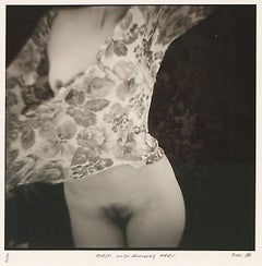 1988 Photographie de nu à édition limitée de Mark Sink, torse avec chemise soufflante