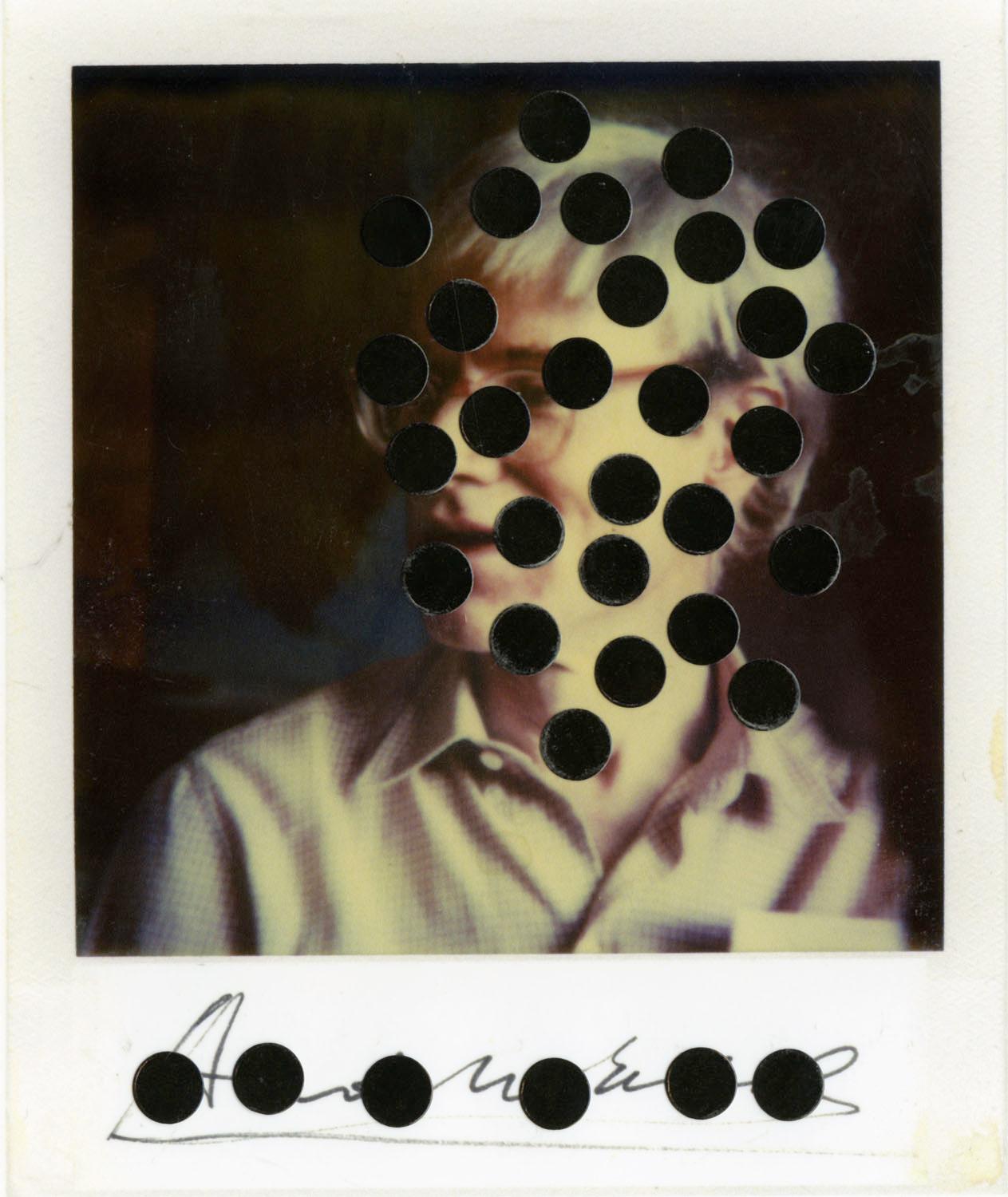 Mark Sink Color Photograph - Andy and Dots signed, 1982