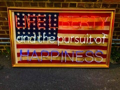 1912 vintage USA 46 star flag Original from NYC harbour by the Neon God Sloper