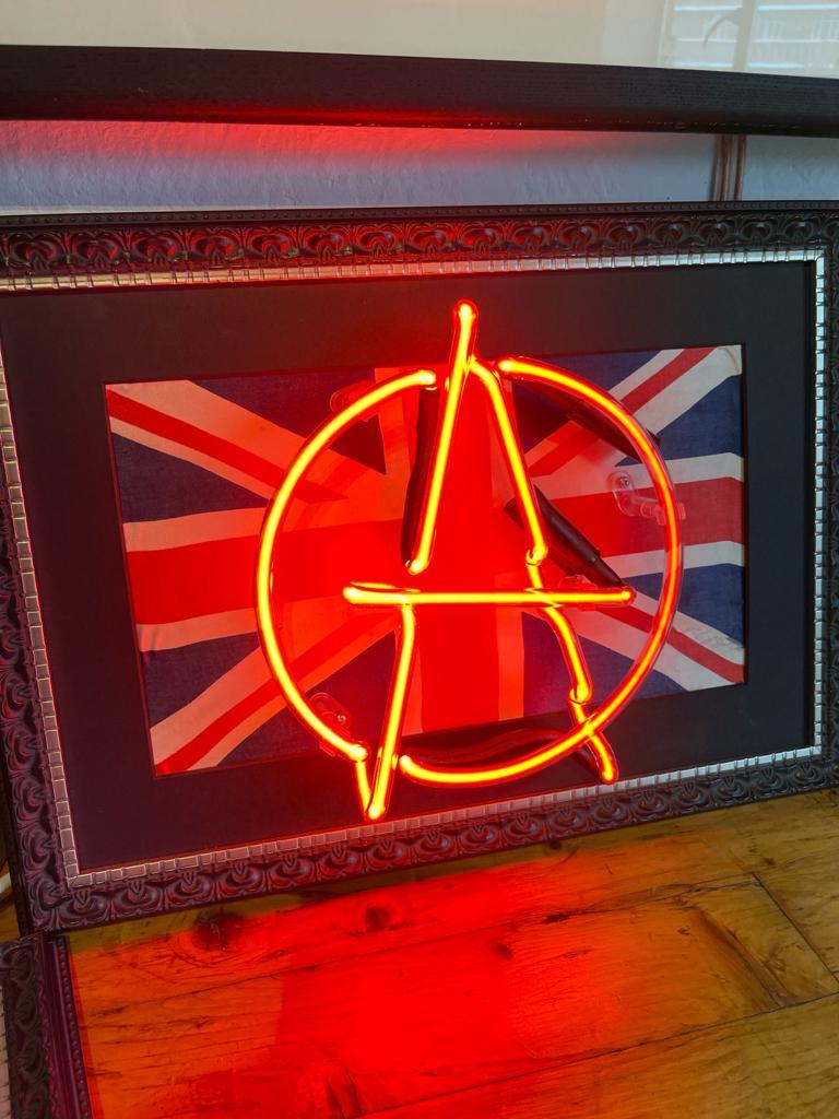 anarchy neon sign