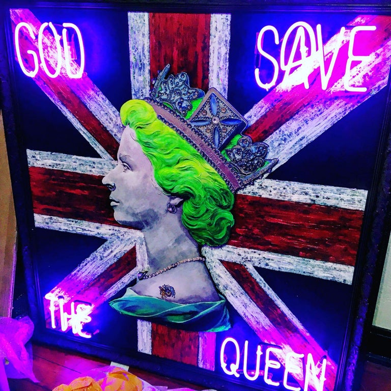 God Save the Queen - Art by Mark Sloper