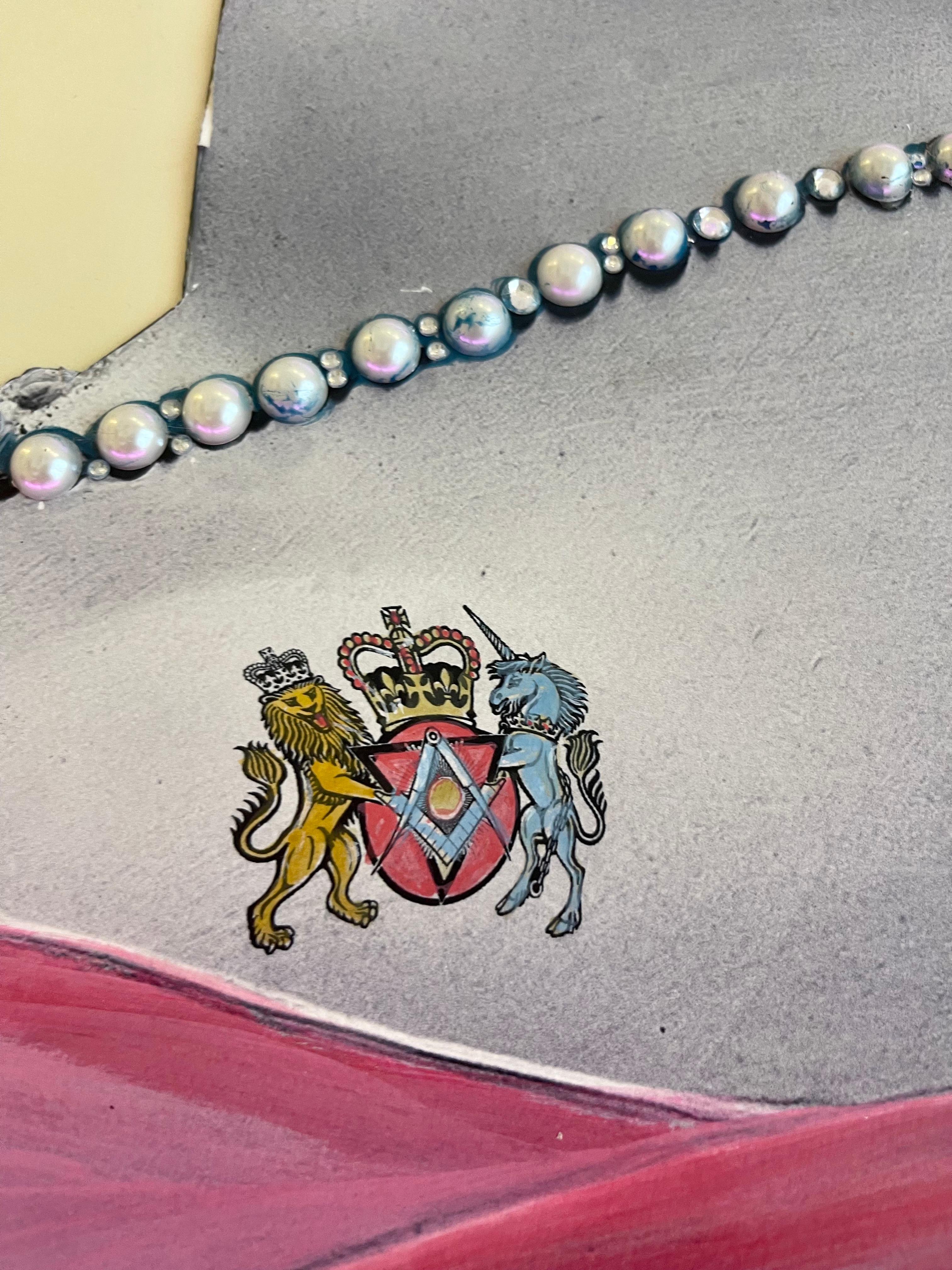 God Save the Queen NEON original signed - Contemporary Art by Mark Sloper