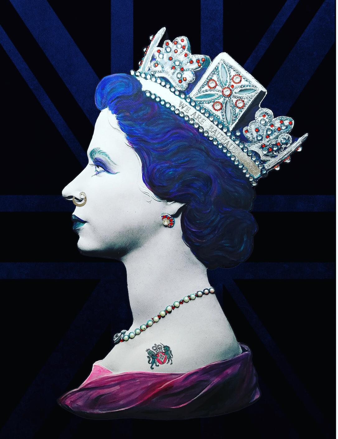 Queen goth girl  - Art by Mark Sloper