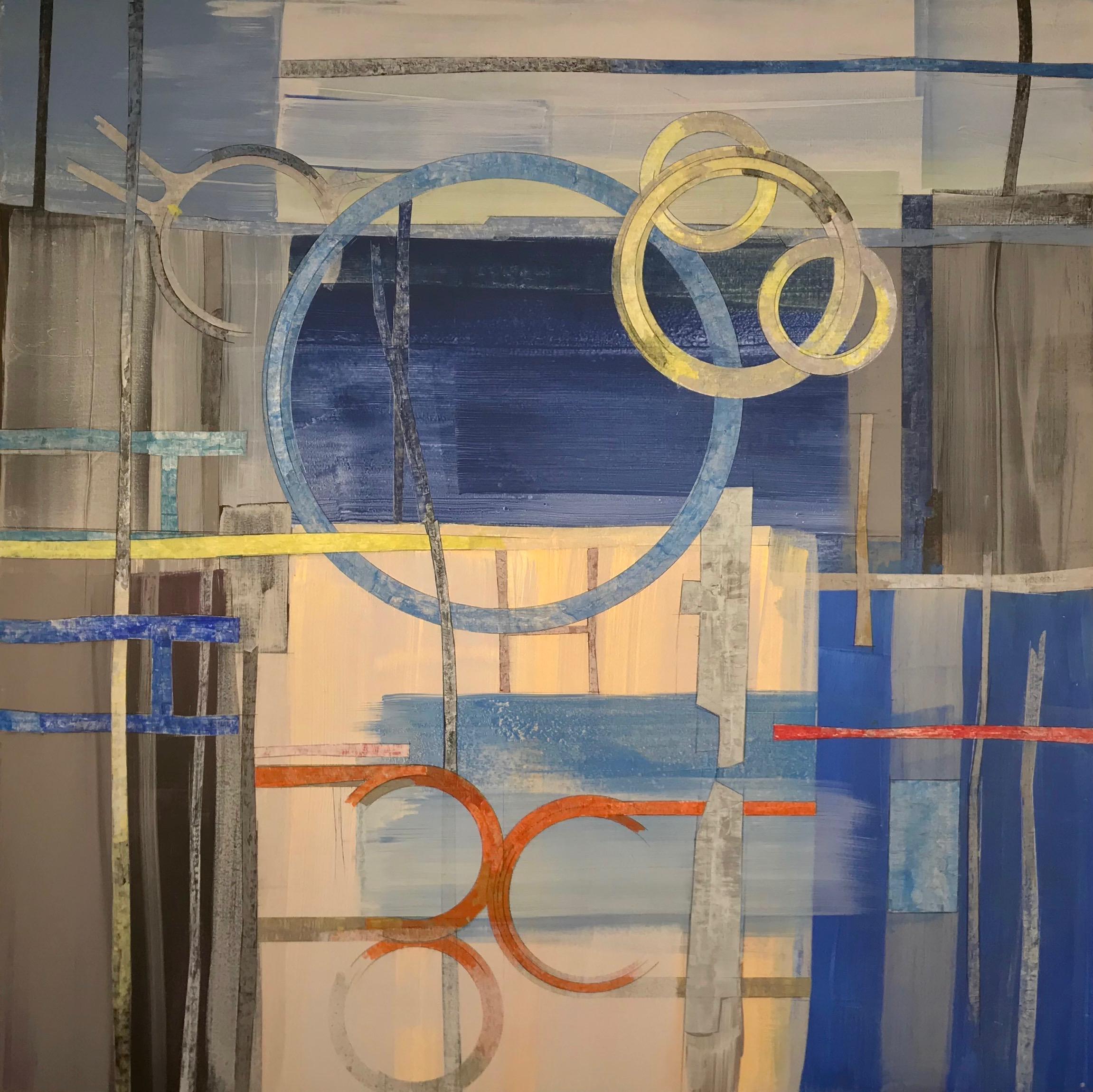 Mark Smith Abstract Painting - Signal #8, Beacon