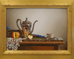 Spiegelungen Ei-Tempera  Realismus  Amerikanischer Künstler 8,5" x 12,5"