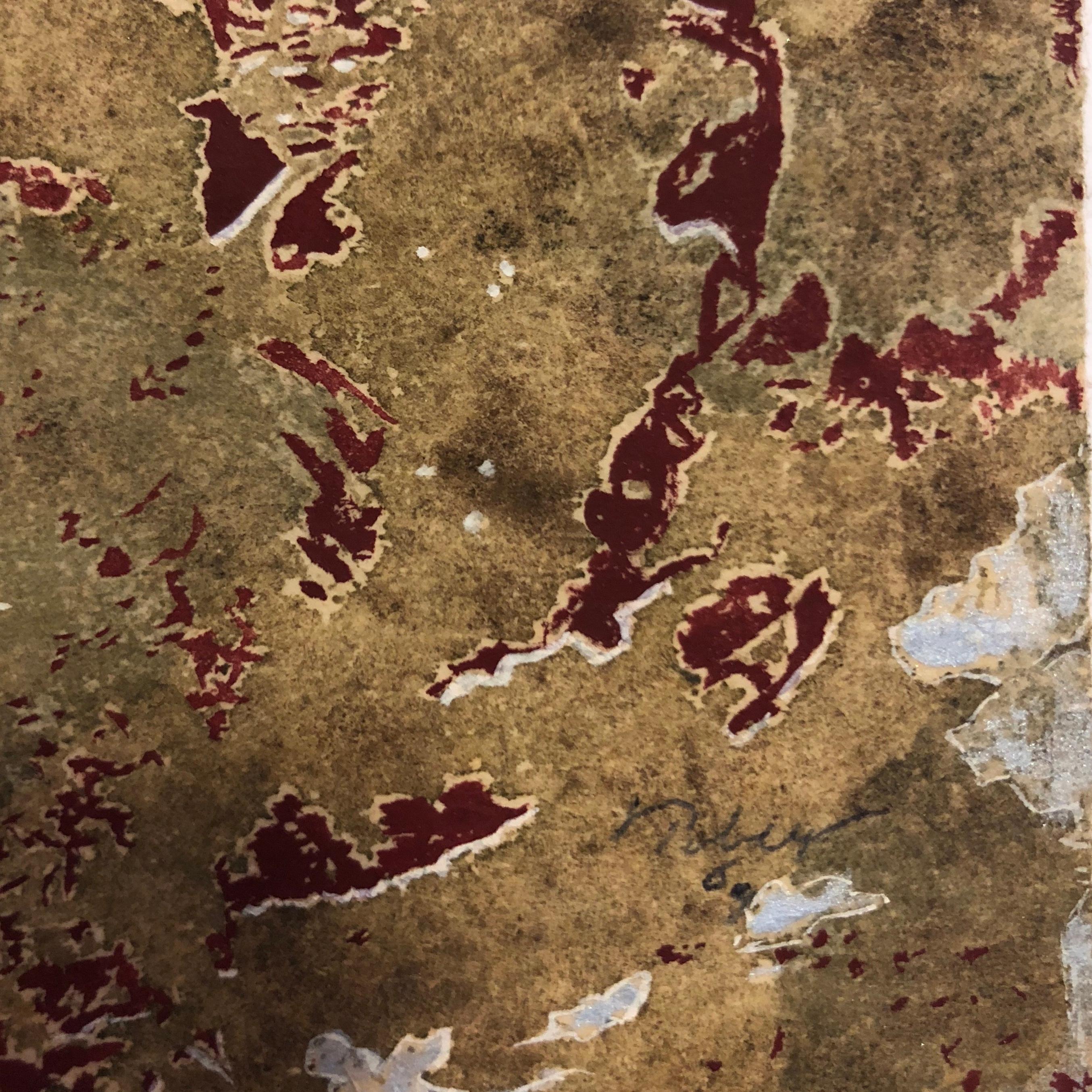 Sans titre - Techniques mixtes de Mark Tobey - 1969 en vente 3