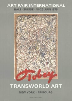 1975 After Mark Tobey 'Art Fair International' Abstract Multicolor