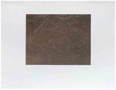 Abstract Composition - Etching by Mark Tobey - 1975