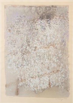 Blossoming Moments, Abstract Expressionist Screenprint by Mark Tobey