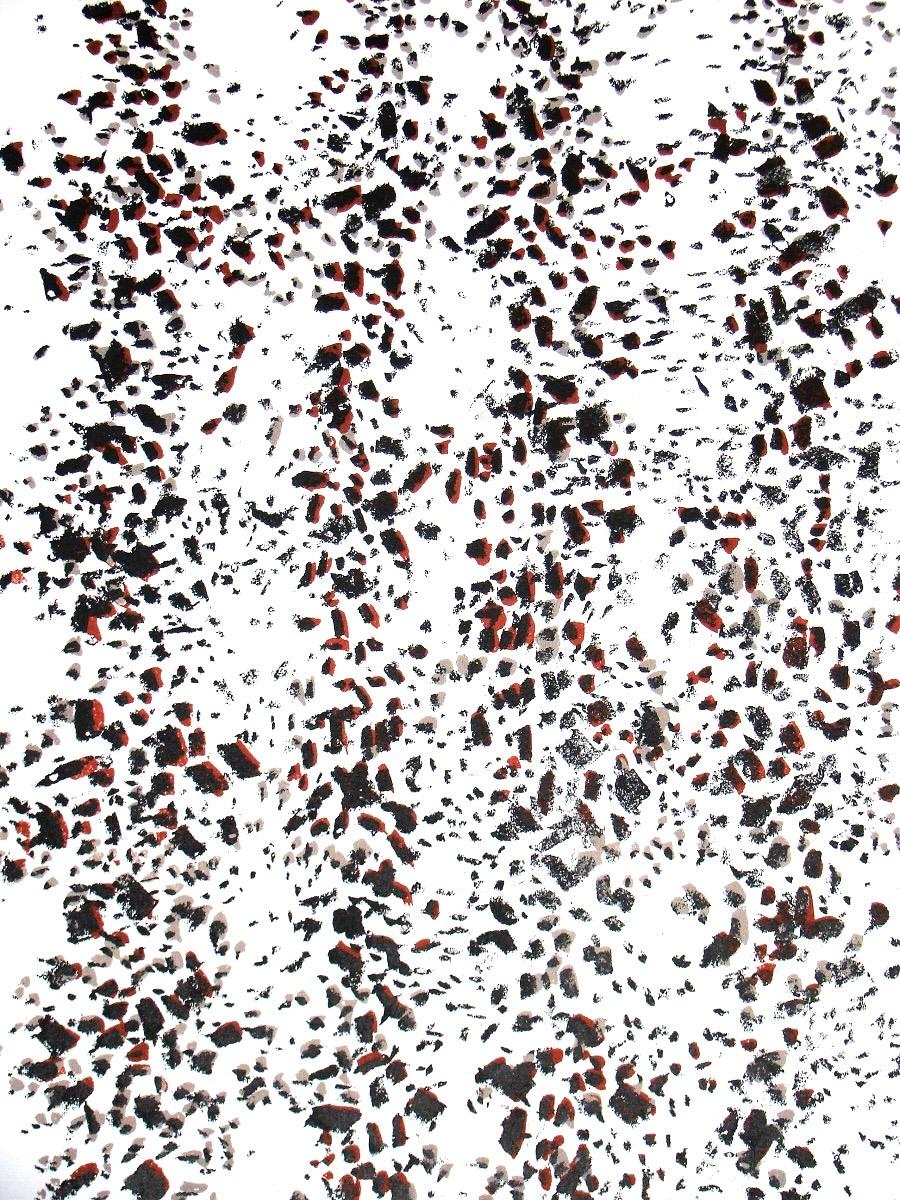 Composition, Société internationale d'art XXe siècle - Print by Mark Tobey