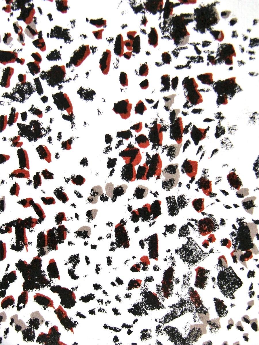 Composition, Société internationale d'art XXe siècle - Gray Abstract Print by Mark Tobey