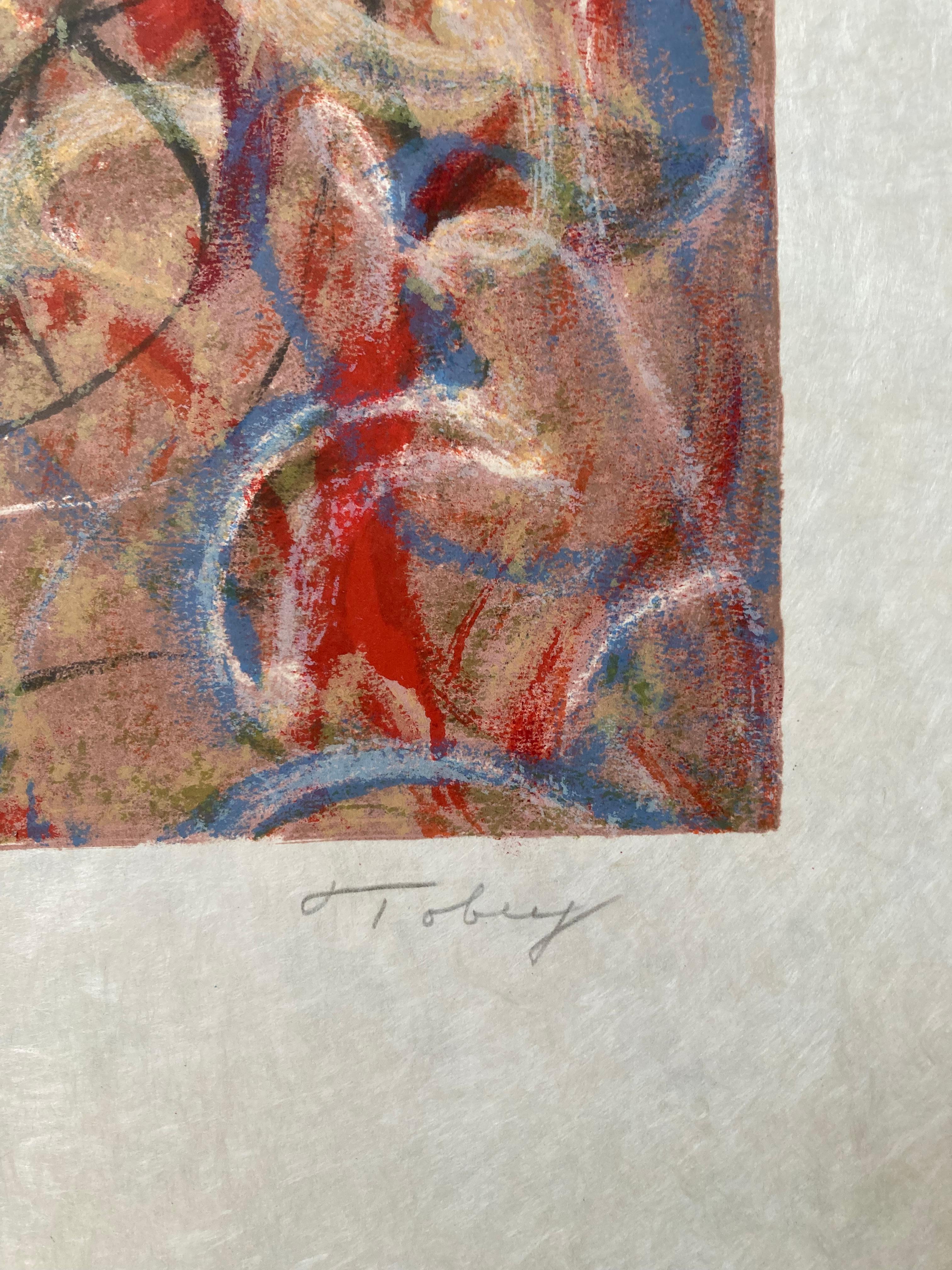 Lithographie de Mark Tobey 1974, signée 3