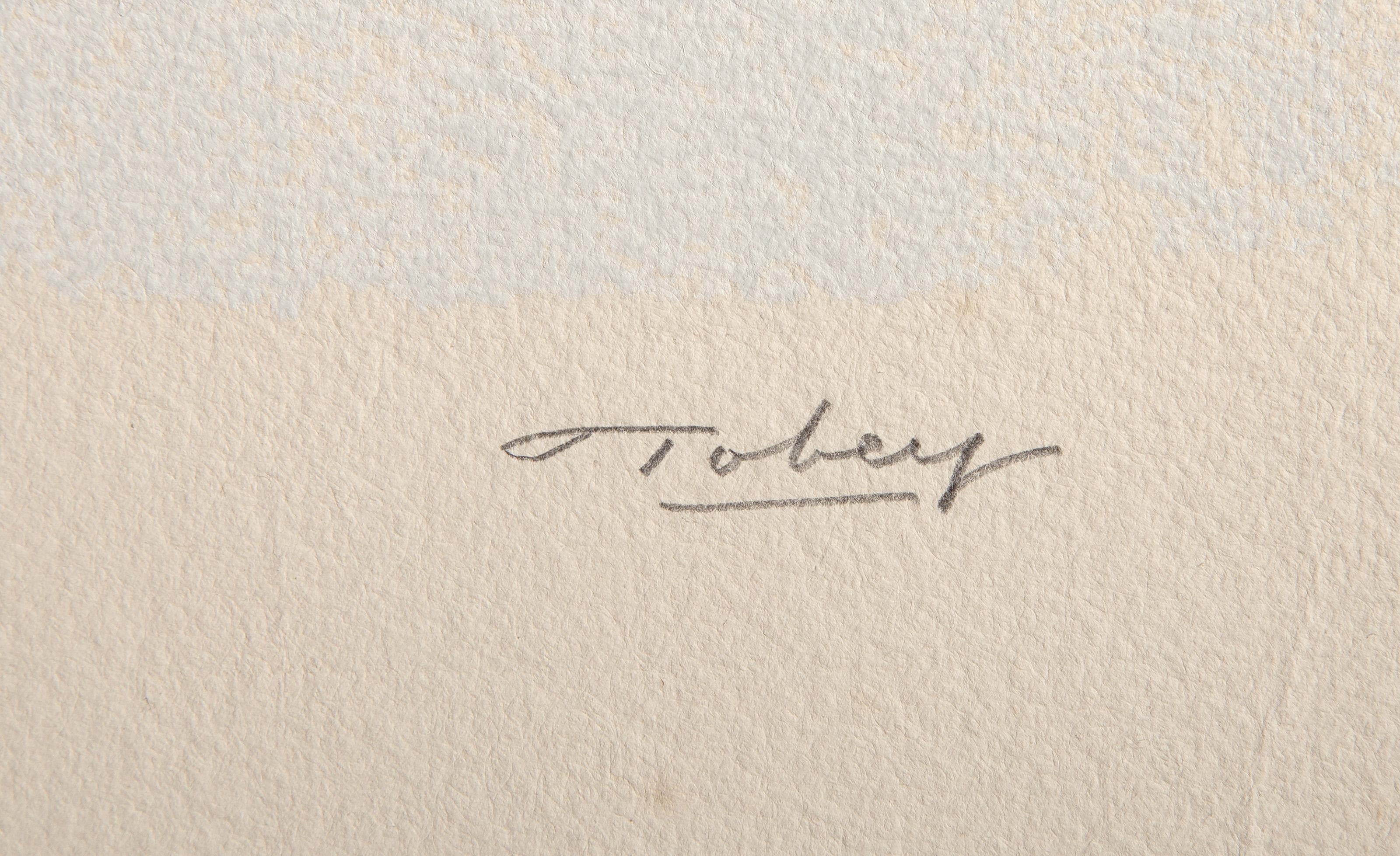 Danse populaire le jour de l'indépendance, sérigraphie moderne de Mark Tobey en vente 3