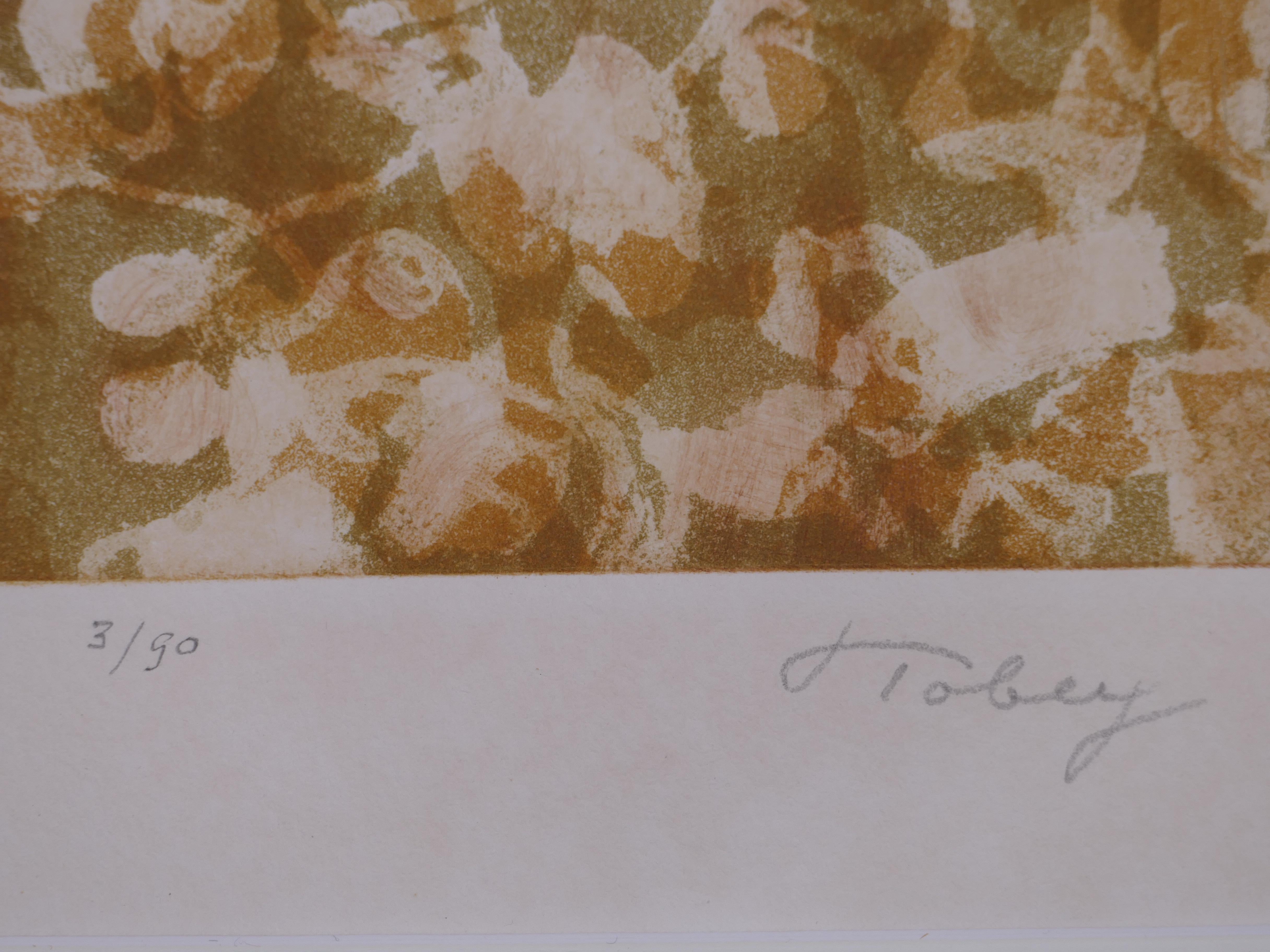 Golden Days - Original Etching and Aquatint by Mark Tobey - 1974 3