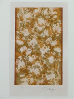 Golden Days - Original Etching and Aquatint by Mark Tobey - 1974