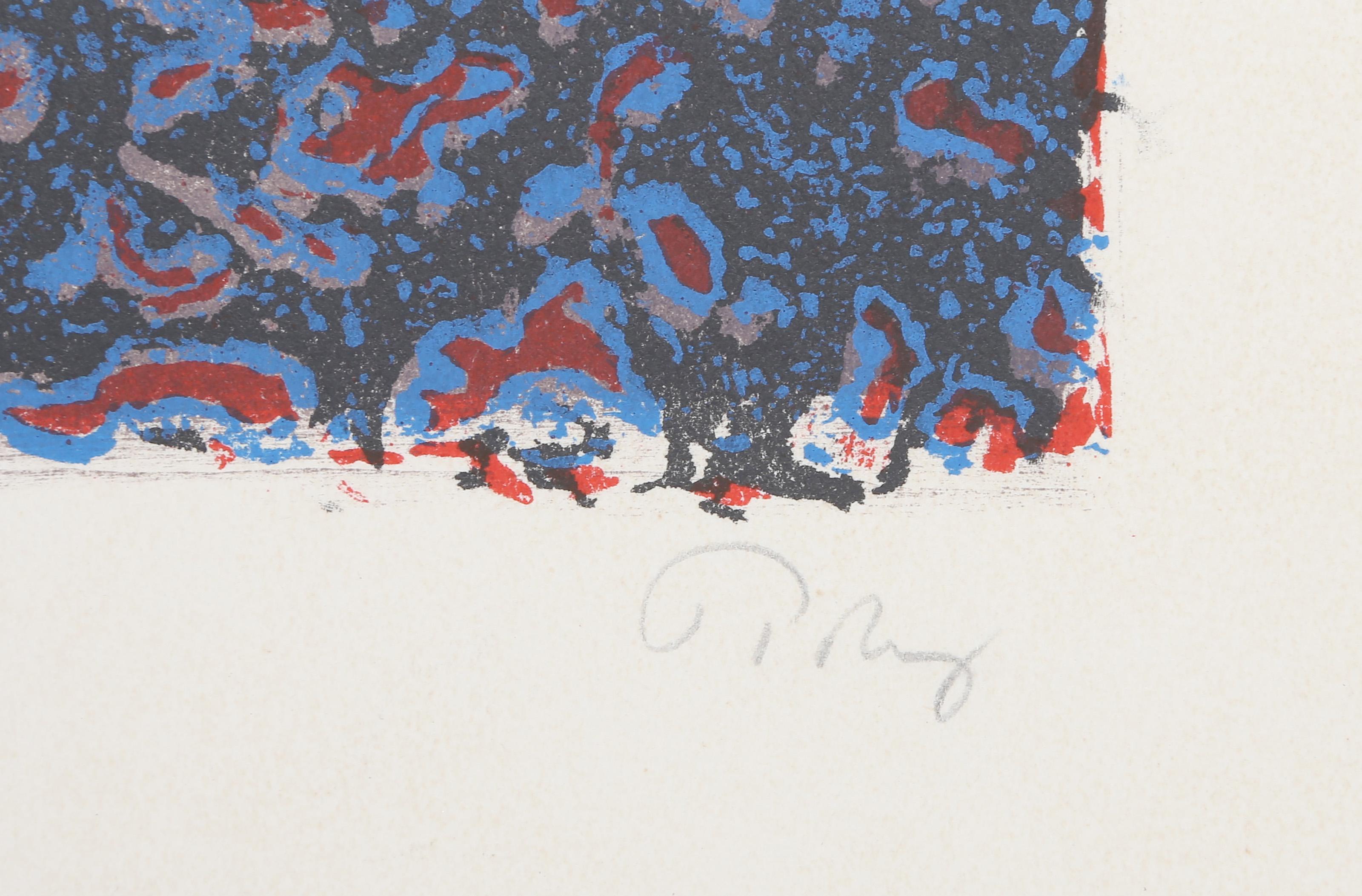 Leaves, lithographie expressionniste abstraite de Mark Tobey en vente 4