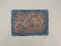 Mark TOBEY : Blue Daydream, Original signed screenprint